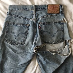 Levi’s 501 vintage jeans.